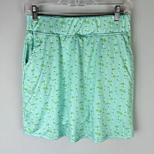 Girls Got Drive by Court Haley Golf Print Pull-On Skort Women's Size Small